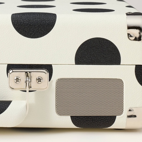 Polka Dot Portable Record Player Cream/Black - kate spade new york x Target - Picture 3 of 6